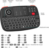 Mini Wireless Keyboard with Trackpad