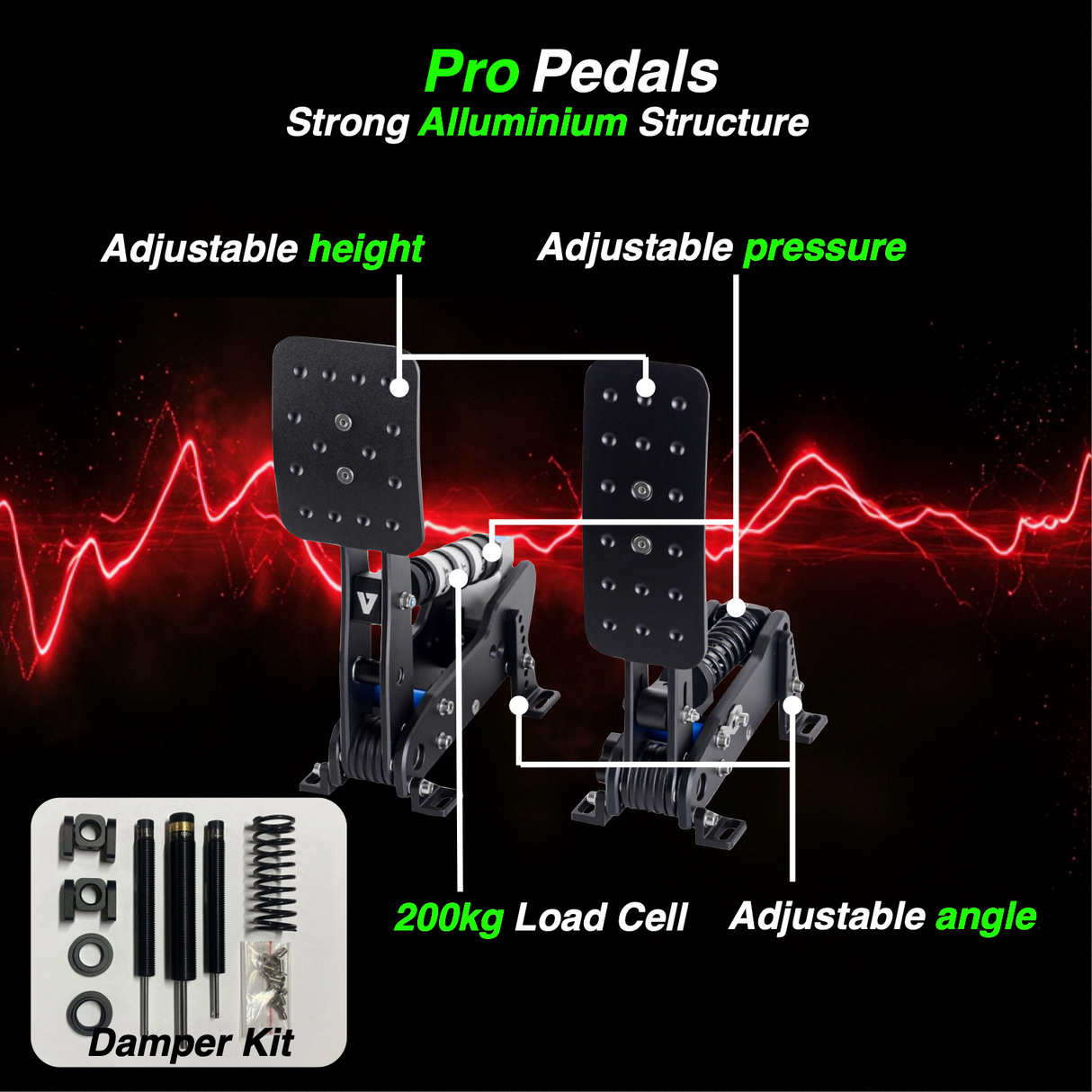 Professional Sim Racing Pedals